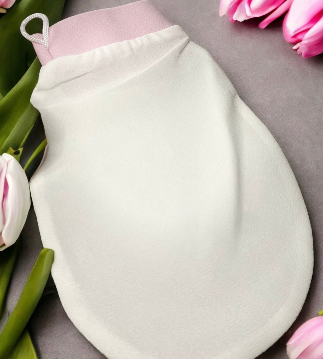 Gant exfoliant en soie