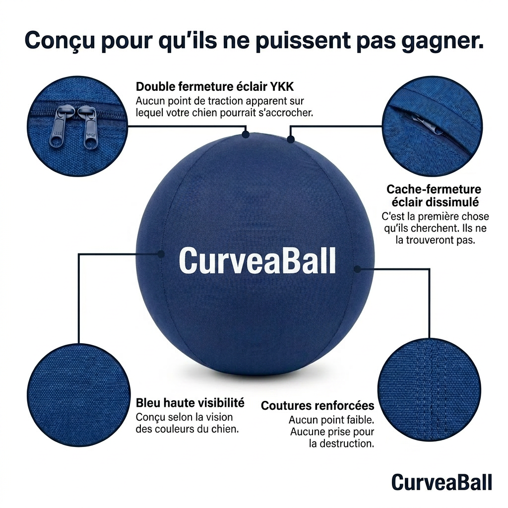 Curvea Dog Ball