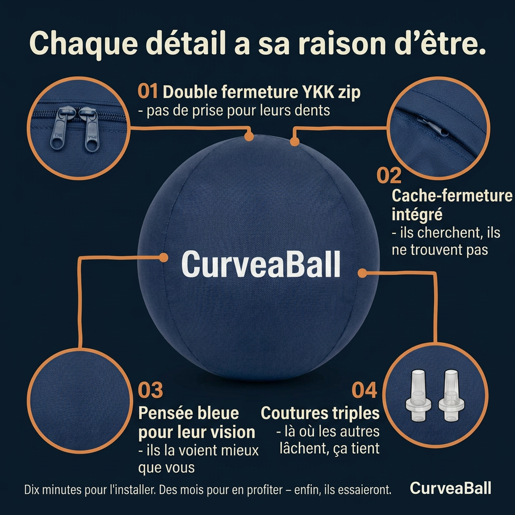 CurveaBall - Balle Interactive Ultra-Résistante