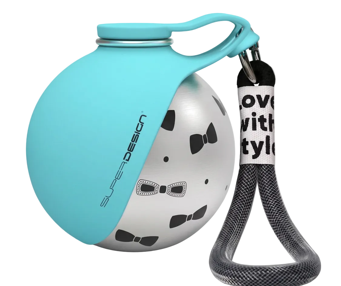 CurveaFlow Gourde d’eau portable 2-en-1 pour chien
