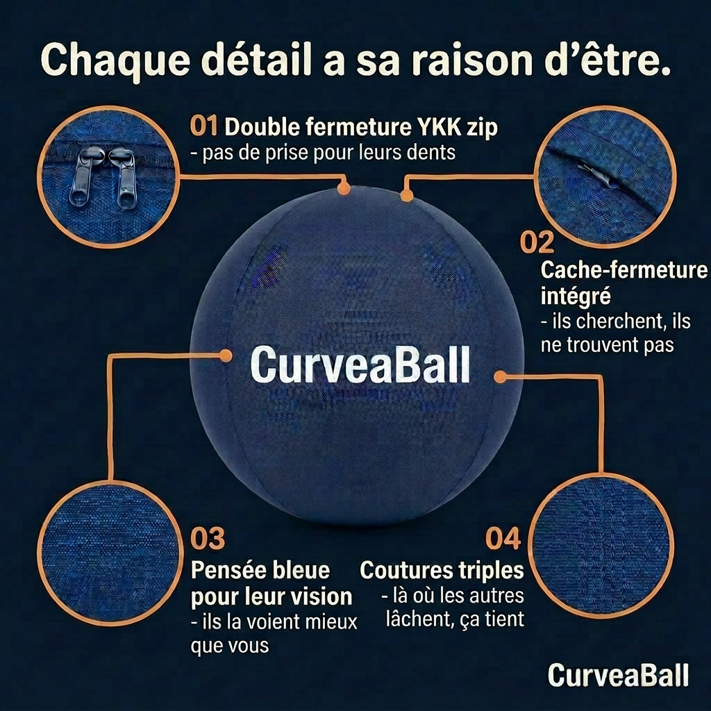 CurveaBall - Balle Interactive Ultra-Résistante